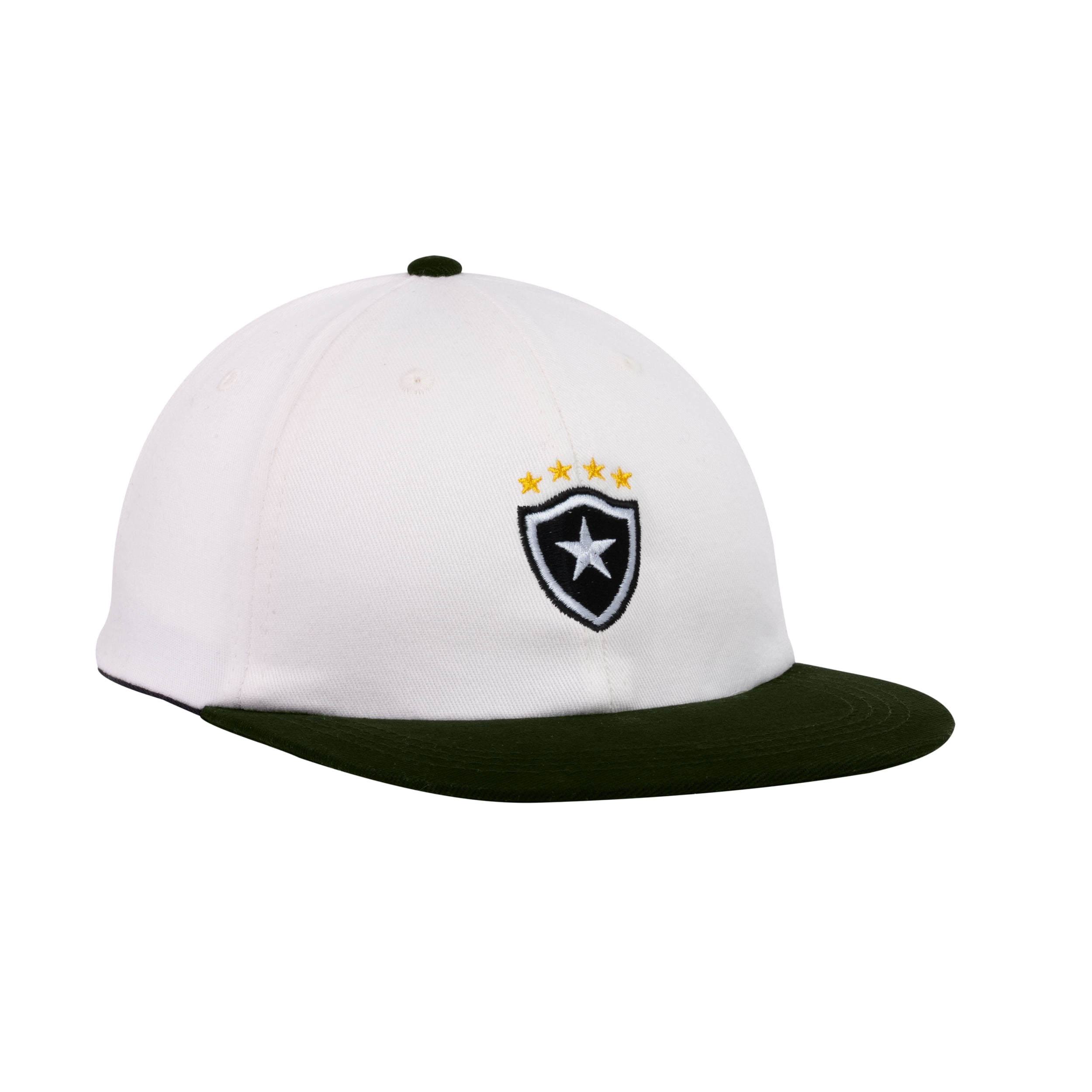 Boné Cancha FC Túlio Brasileiro 95 Aba Reta Creme/Verde