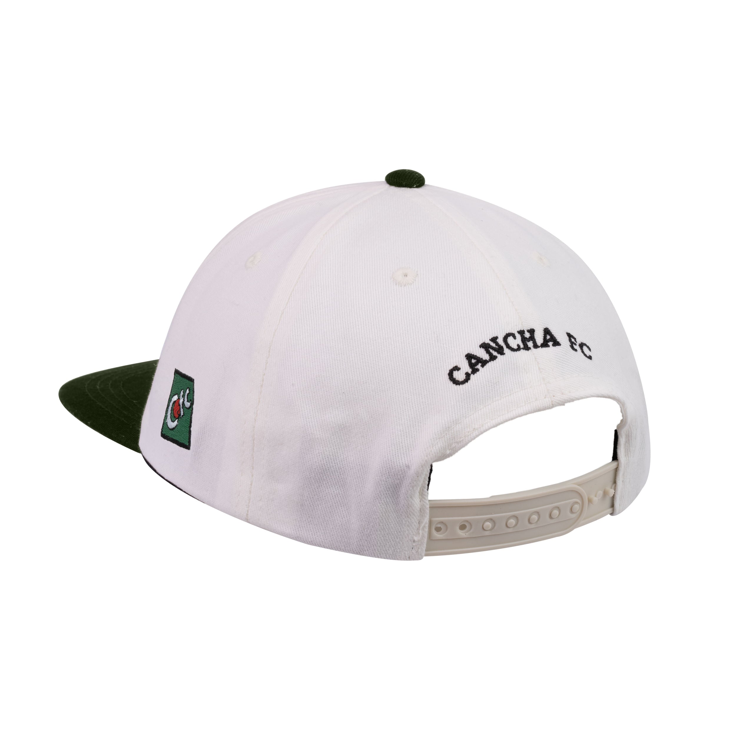 Boné Cancha FC Túlio Brasileiro 95 Aba Reta Creme Verde 91722501039 Único