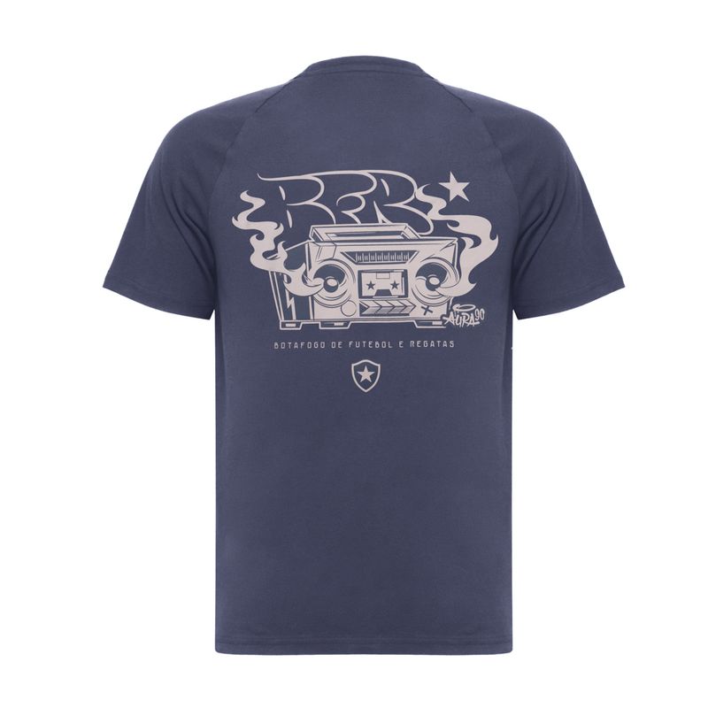 Camiseta Botafogo Reebok Viagem Rádio 25/26 Masculina Night Blue 9252500083