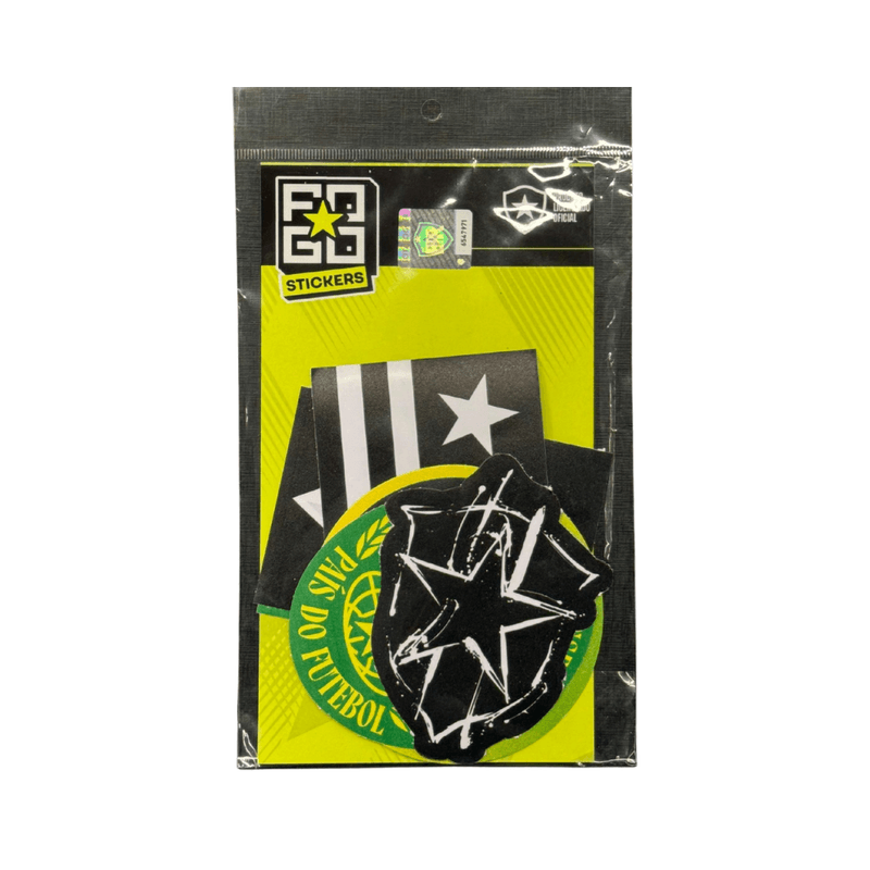 Pack Adesivos Fogo Stickers Premium Botafogo 5 Unidades