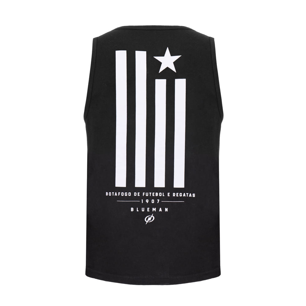 Regata Blueman Stripes BTFG 02 Pré-Jogo Preto Reativo