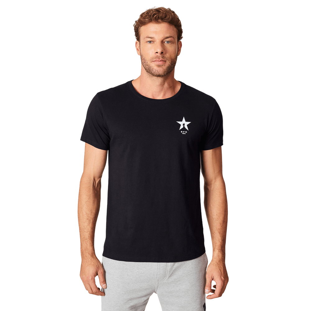 Camiseta Reserva Pica Pau BFR 1894 Escudo Botafogo Preta
