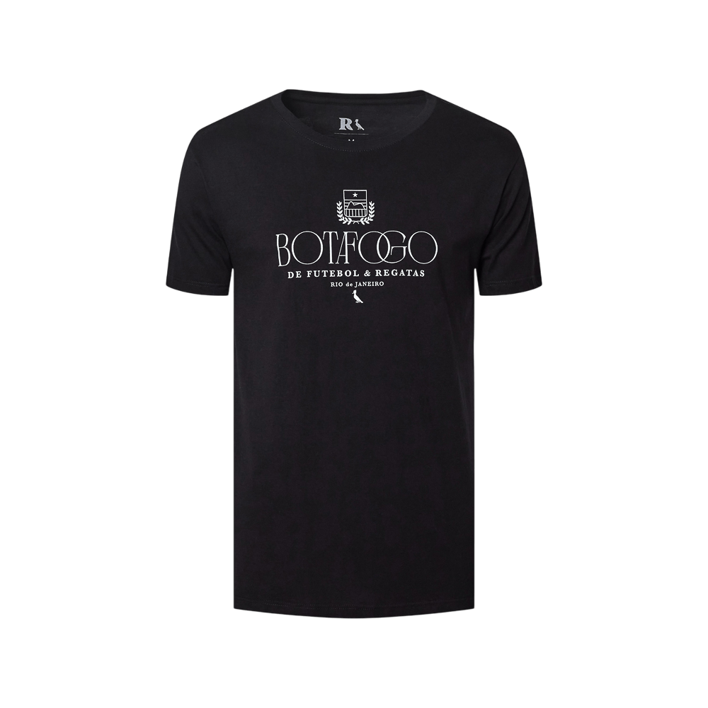 Camiseta Reserva Estampada Botafogo Futebol e Regatas Preta