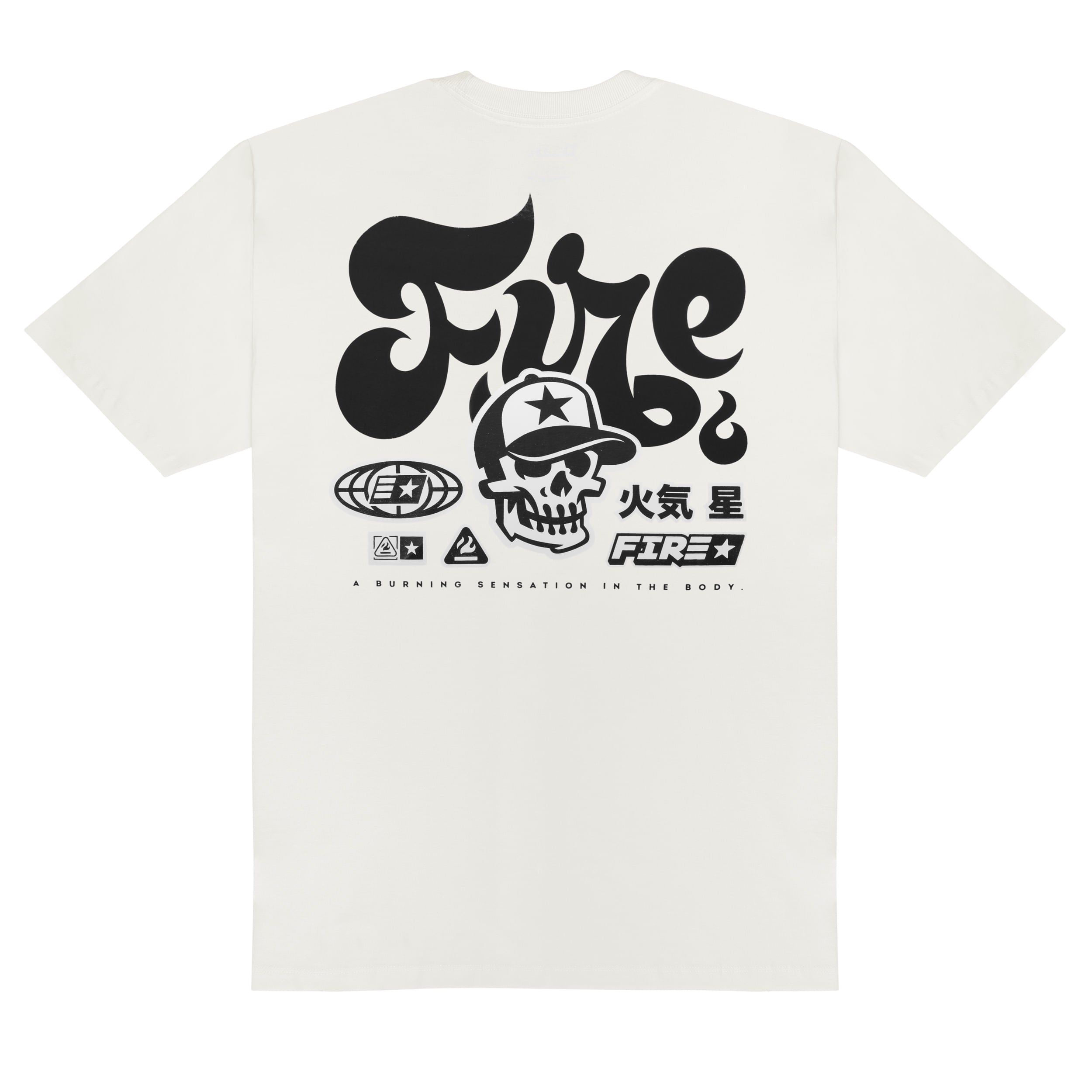 Camiseta Botafogo Fire T-Shirt Skul Fire Off White 9532400107 Único