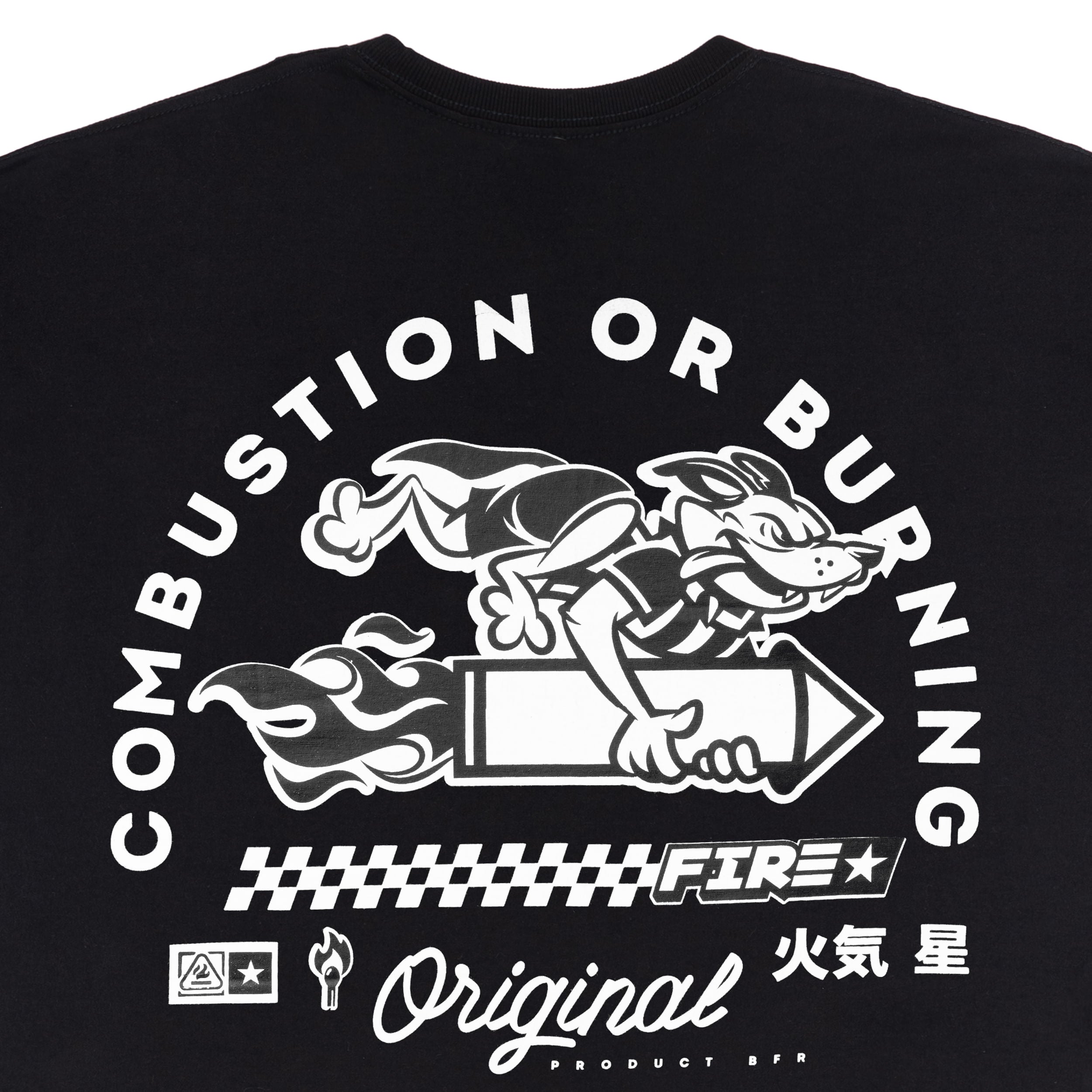Camiseta Botafogo Fire T-Shirt Combustion Preta 9532400119