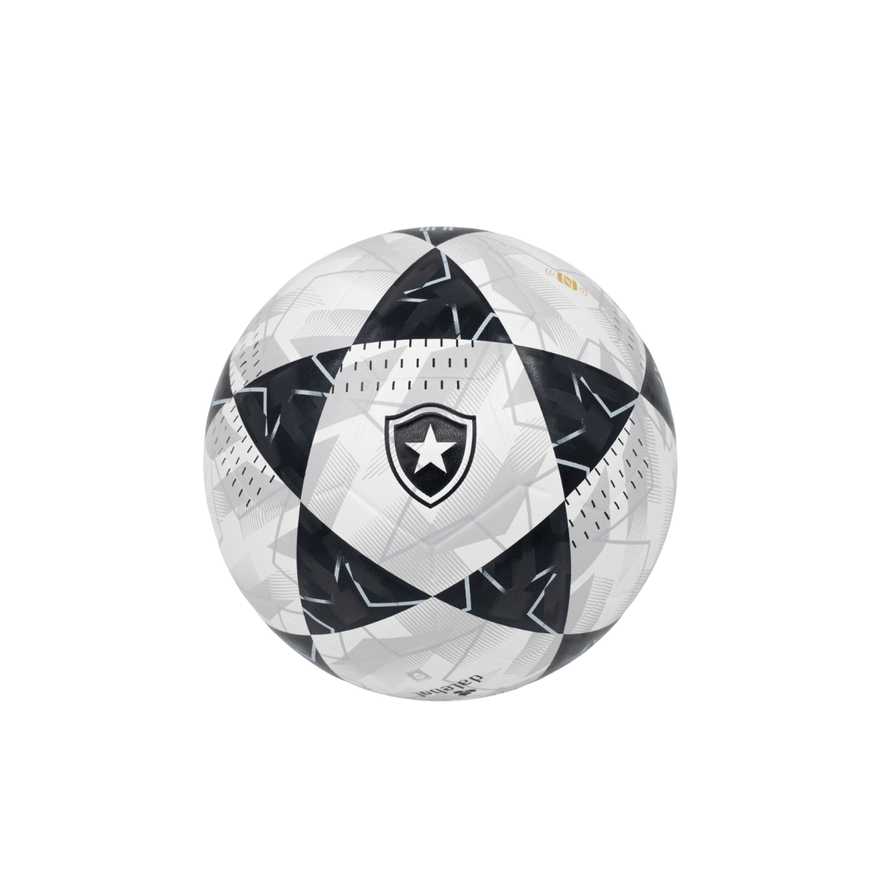 Bola de Futevôlei Dalebol Power Soft Pro Botafogo Branca e Preta Tamanho 5 91752500004 Único
