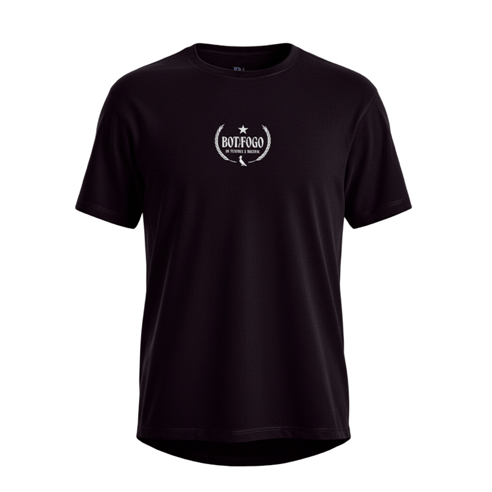 Camiseta Reserva Estampada Botafogo Futebol Preta