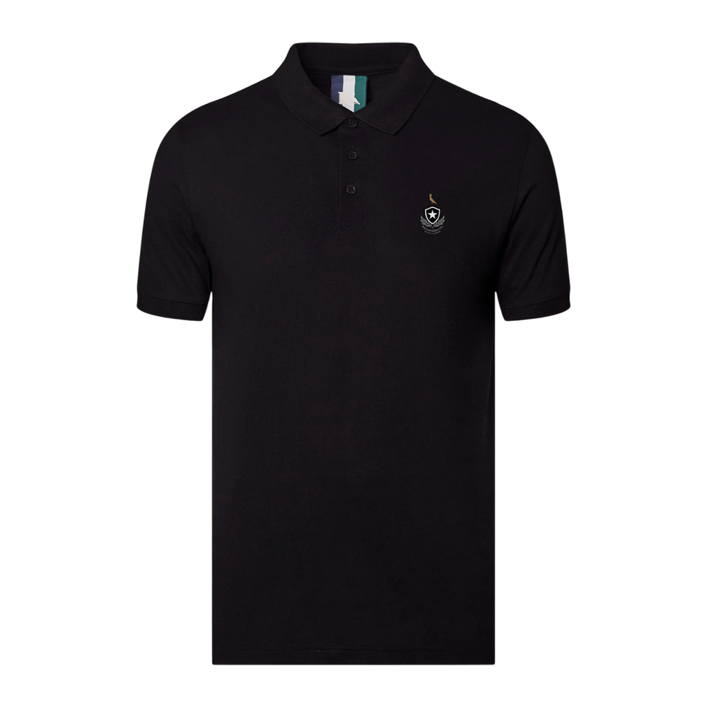 Polo Reserva Botafogo Escudo Laurel Patch Preto