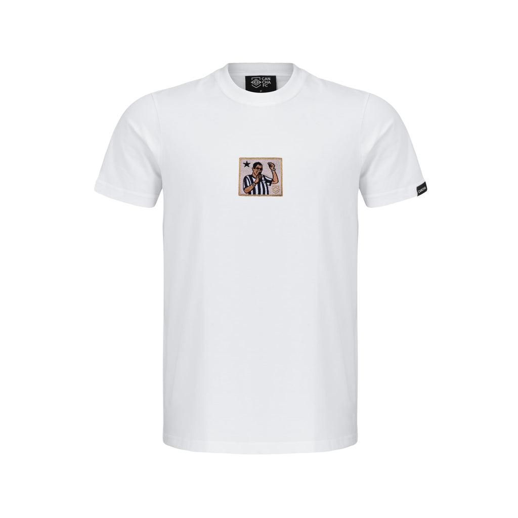 Camiseta Cancha FC Botafogo X Zeca Samba Alvinegro Branca