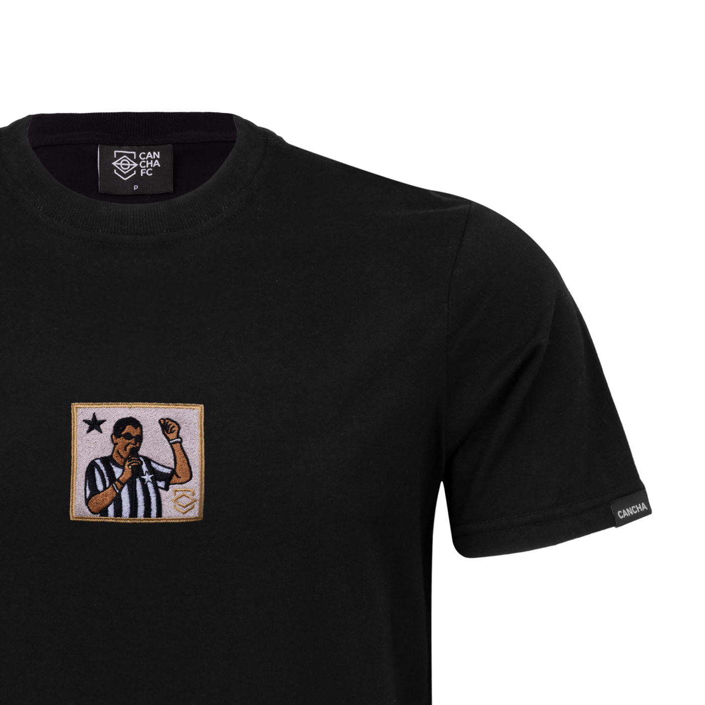 Camiseta Cancha FC Botafogo X Zeca Samba Alvinegro Preta