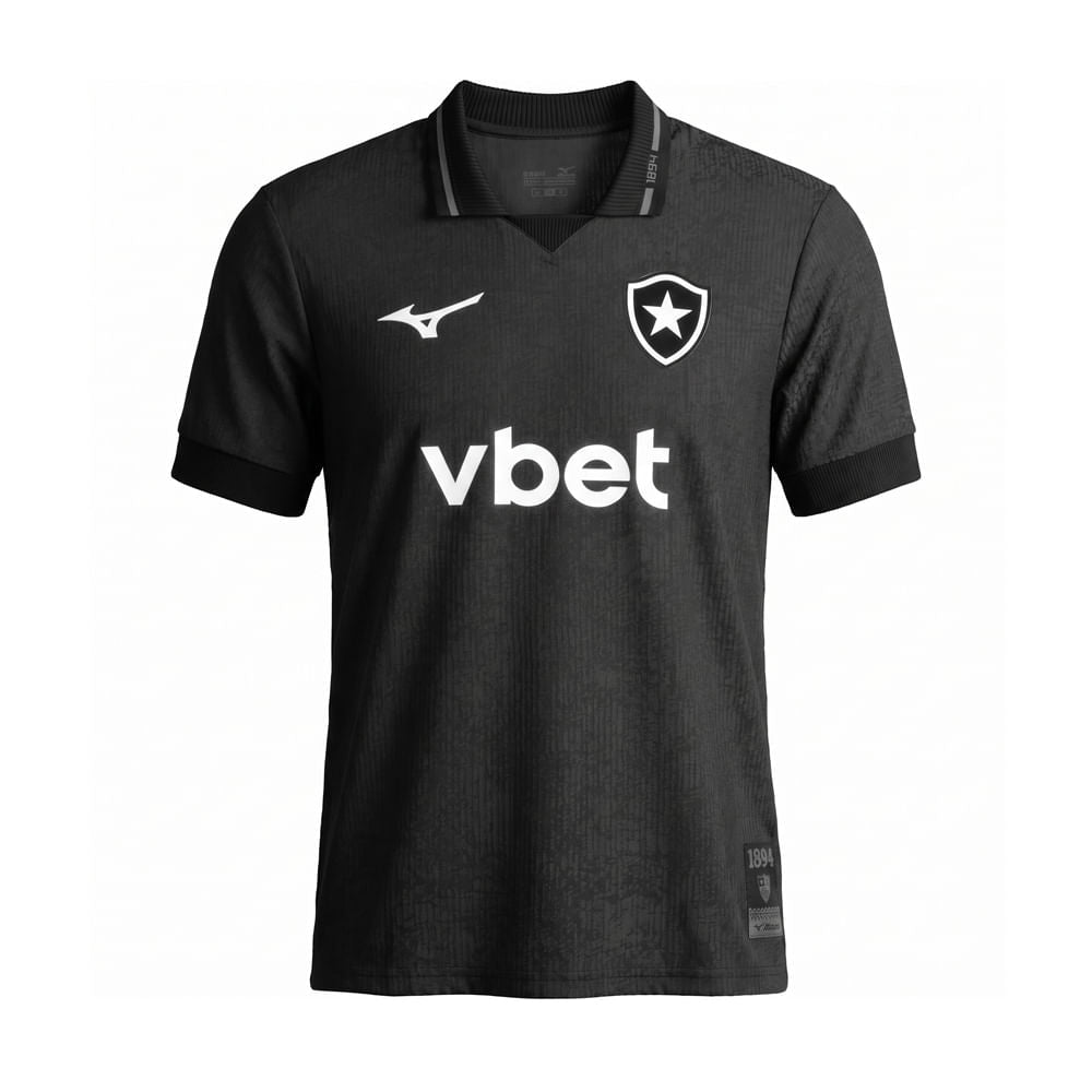 Camisa Botafogo Mizuno Away 26/27 Feminina Preta