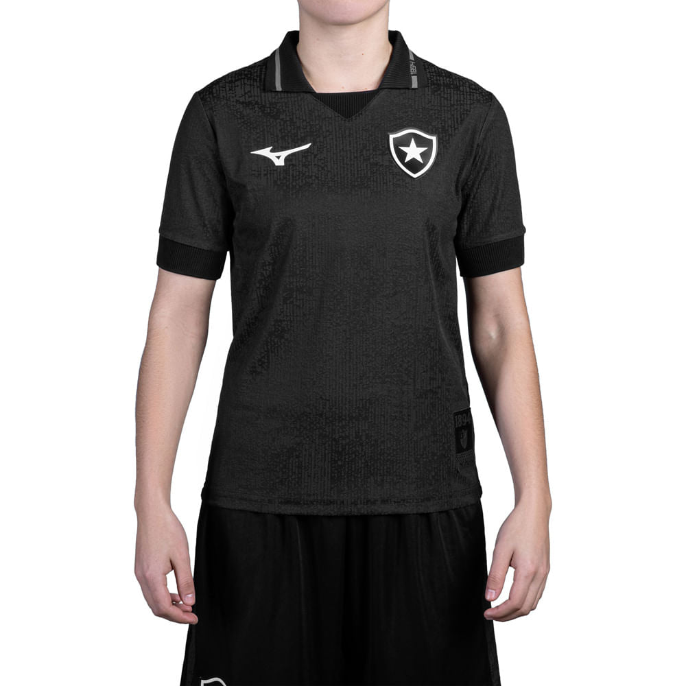 Camisa Botafogo Mizuno Away 26/27 Juvenil Preta