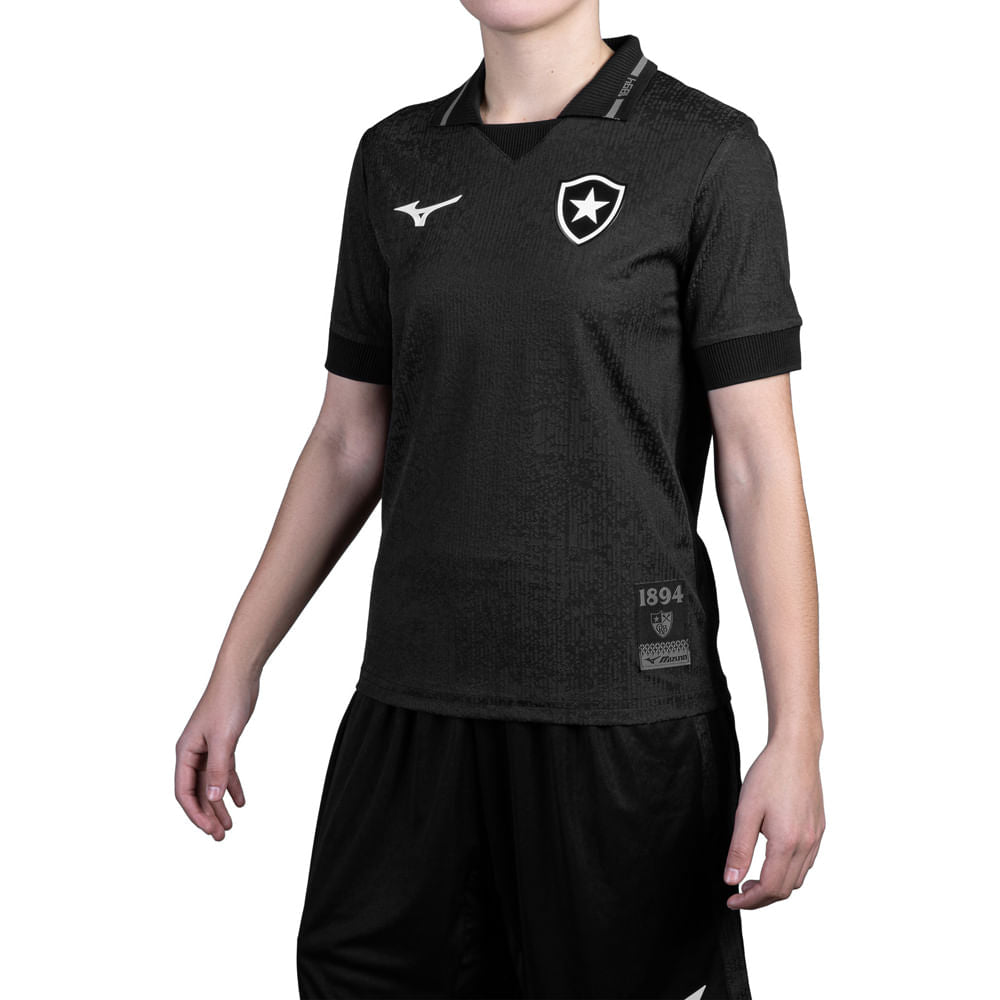 Camisa Botafogo Mizuno Away 26/27 Juvenil Preta
