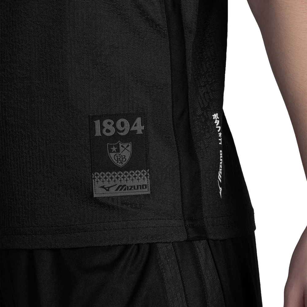 Camisa Botafogo Mizuno Away 26/27 Juvenil Preta