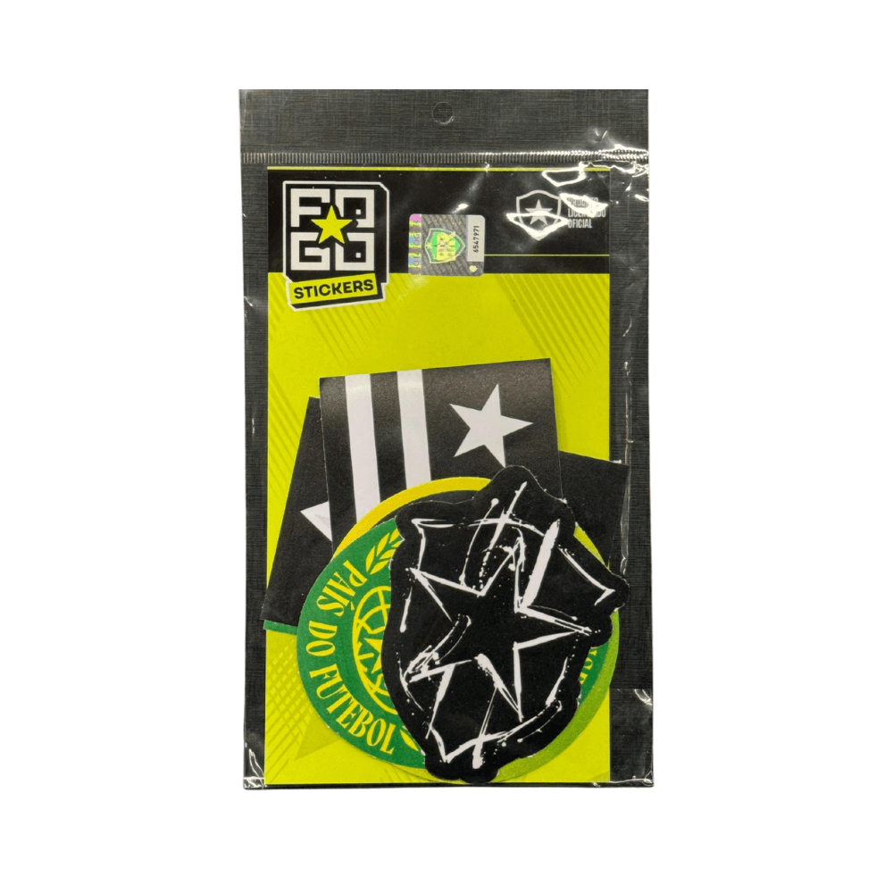 Pack Adesivos Fogo Stickers Premium Botafogo 5 Unidades