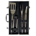 Kit Churrasco Botafogo 4 Peças Inox com Maleta BTF-6028_PAI Único