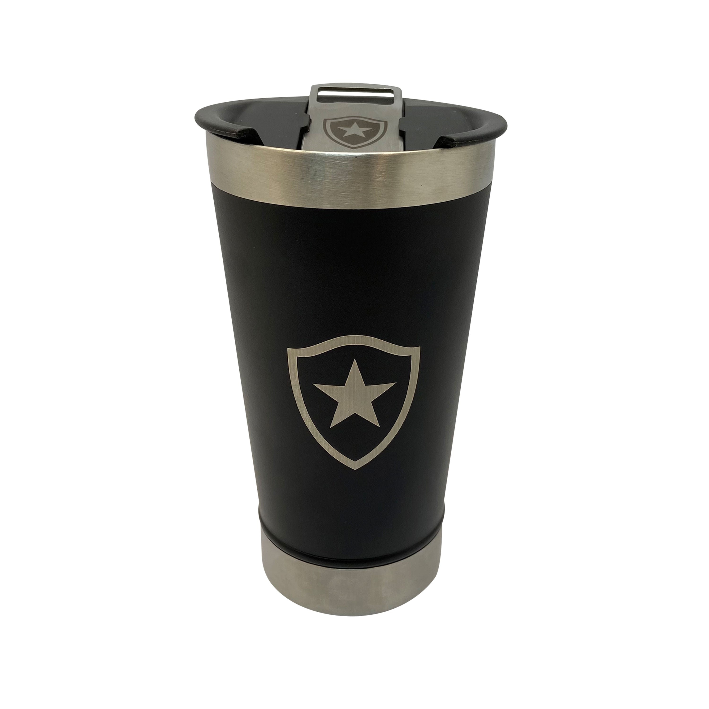 Copo Térmico Cebola Brindes 500ml Preto com Abridor