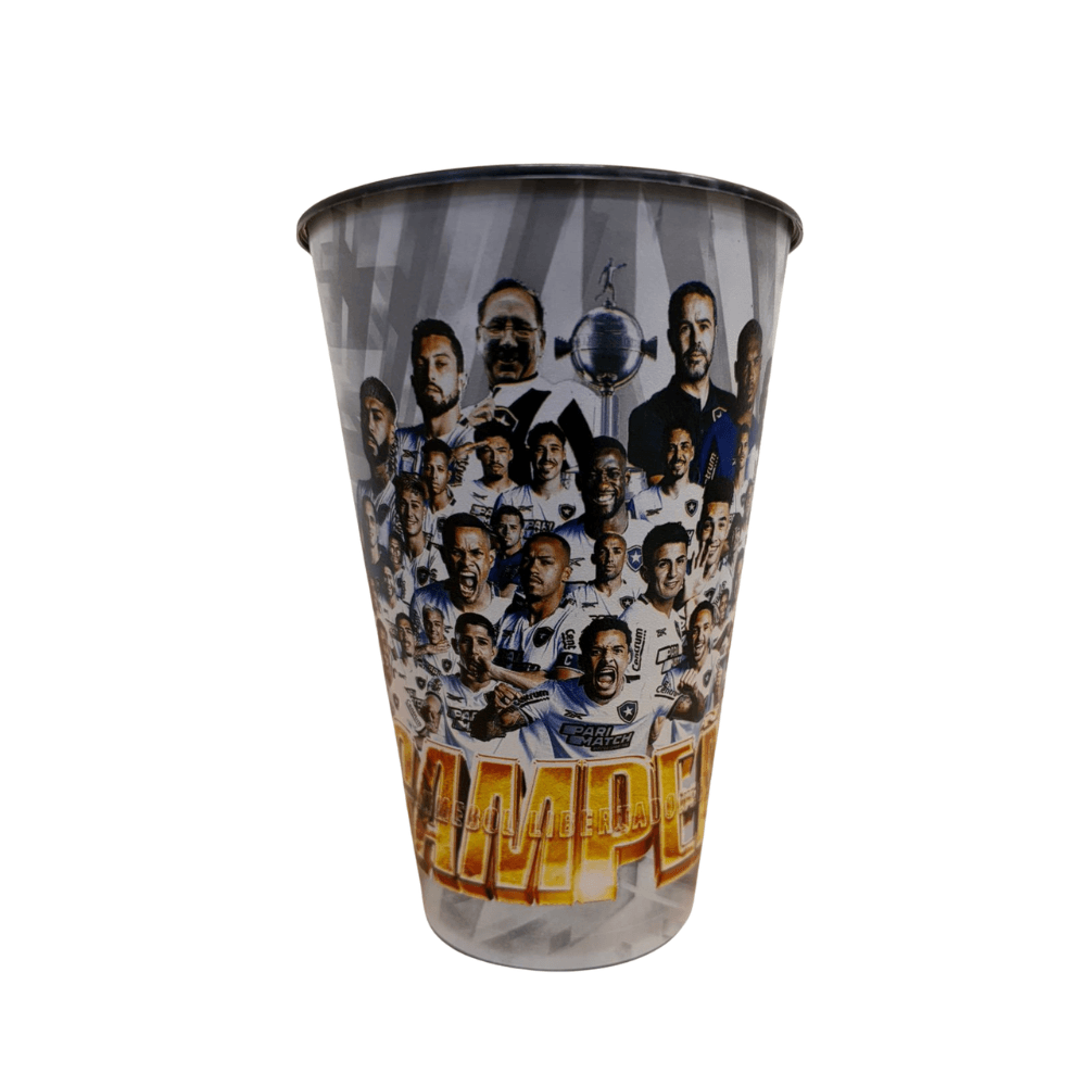 Copo Botafogo Campeão Jogador Plástico 550ml M&L Único