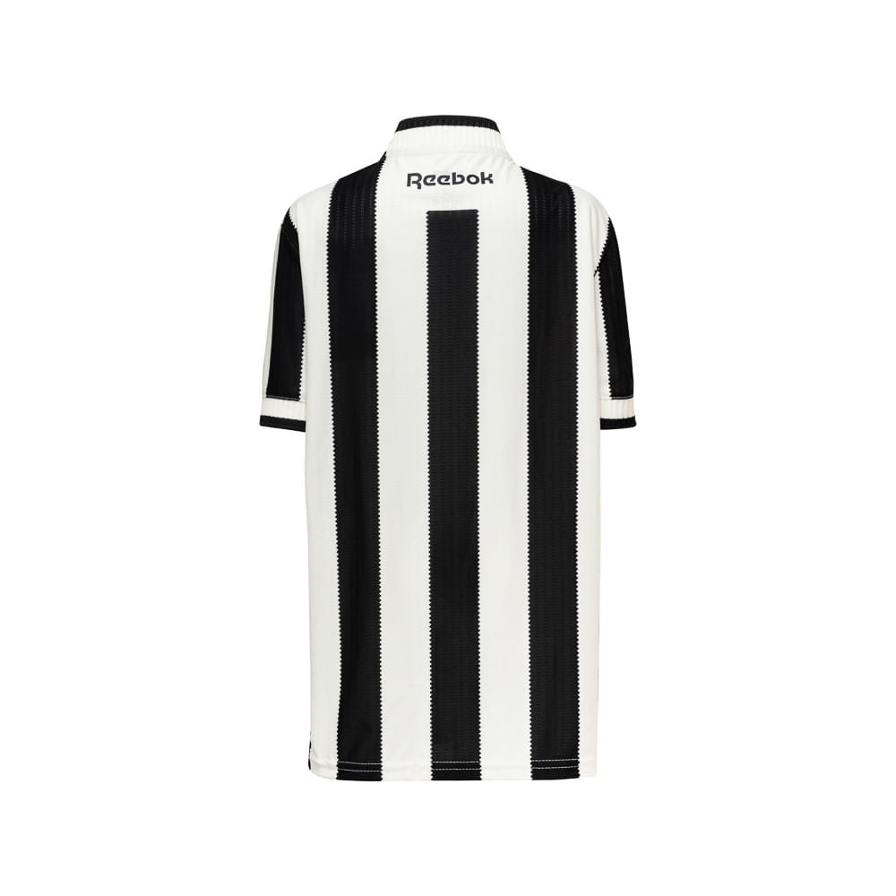 Camisa Botafogo Reebok Home 24/25 Infantil Preta e Branca 9152400096