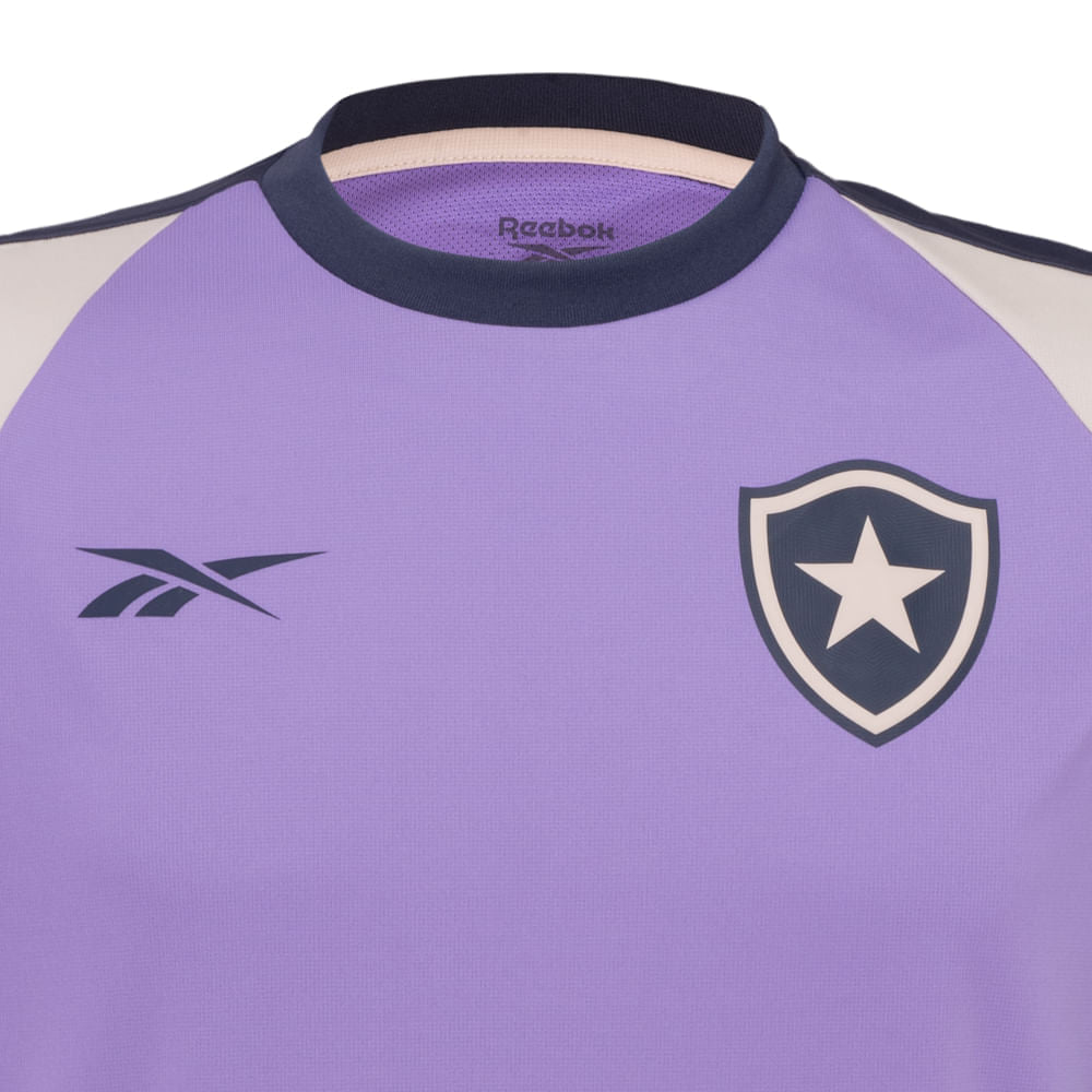 Camisa Botafogo Reebok Treino Jogador 25/26 Roxa 9252500002 Único