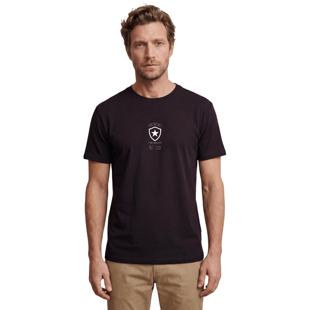 Camiseta Reserva Estampada O Mais Tradicional Preta