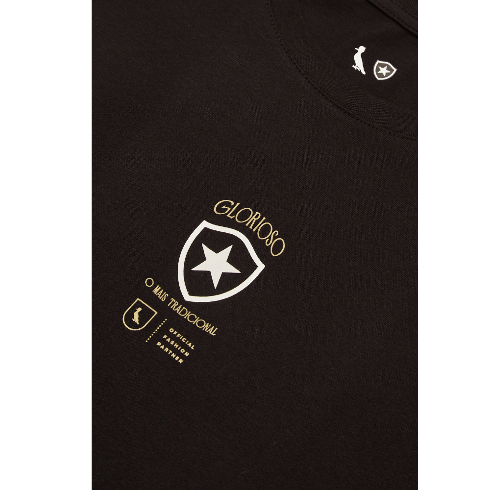 Camiseta Reserva Estampada O Mais Tradicional Preta