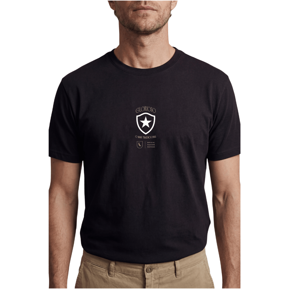 Camiseta Reserva Estampada O Mais Tradicional Preta