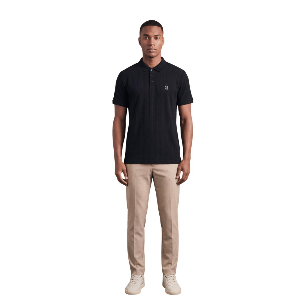 Polo Reserva Fio Tinto Escudo Botafogo Preto