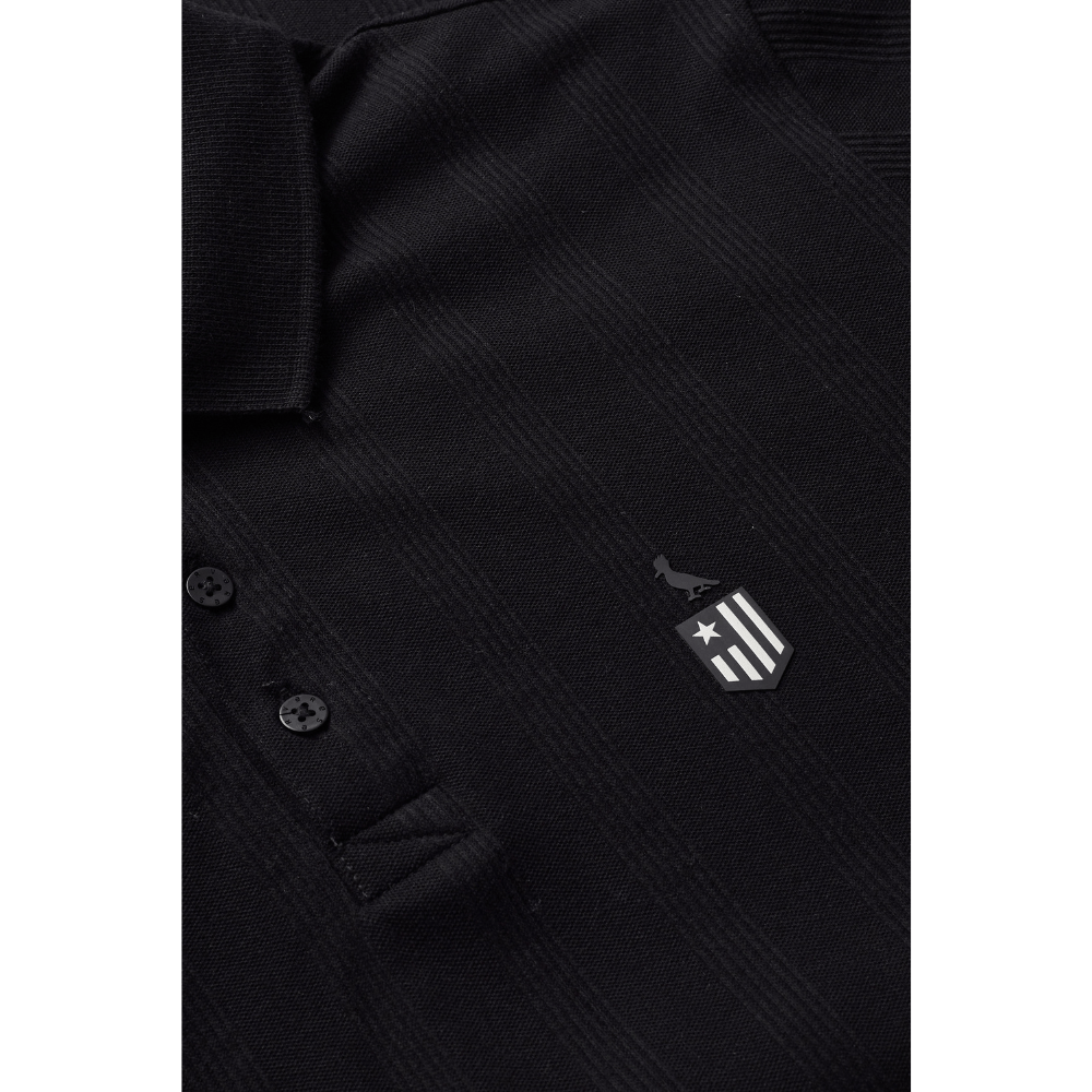 Polo Reserva Fio Tinto Escudo Botafogo Preto