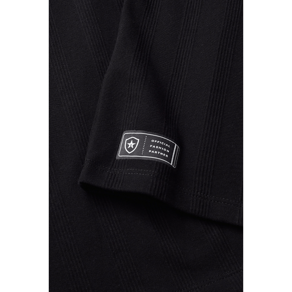 Polo Reserva Fio Tinto Escudo Botafogo Preto