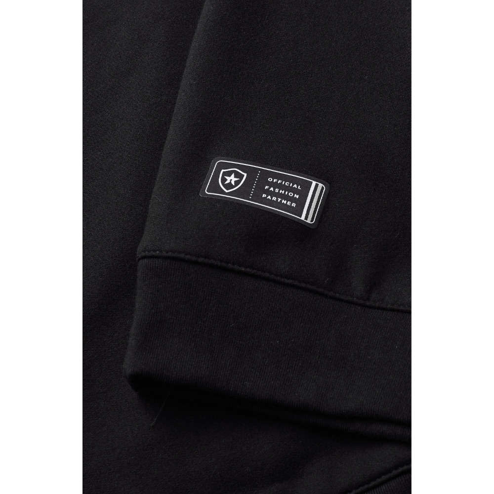 Suéter Moletom Escudo Botafogo Preto