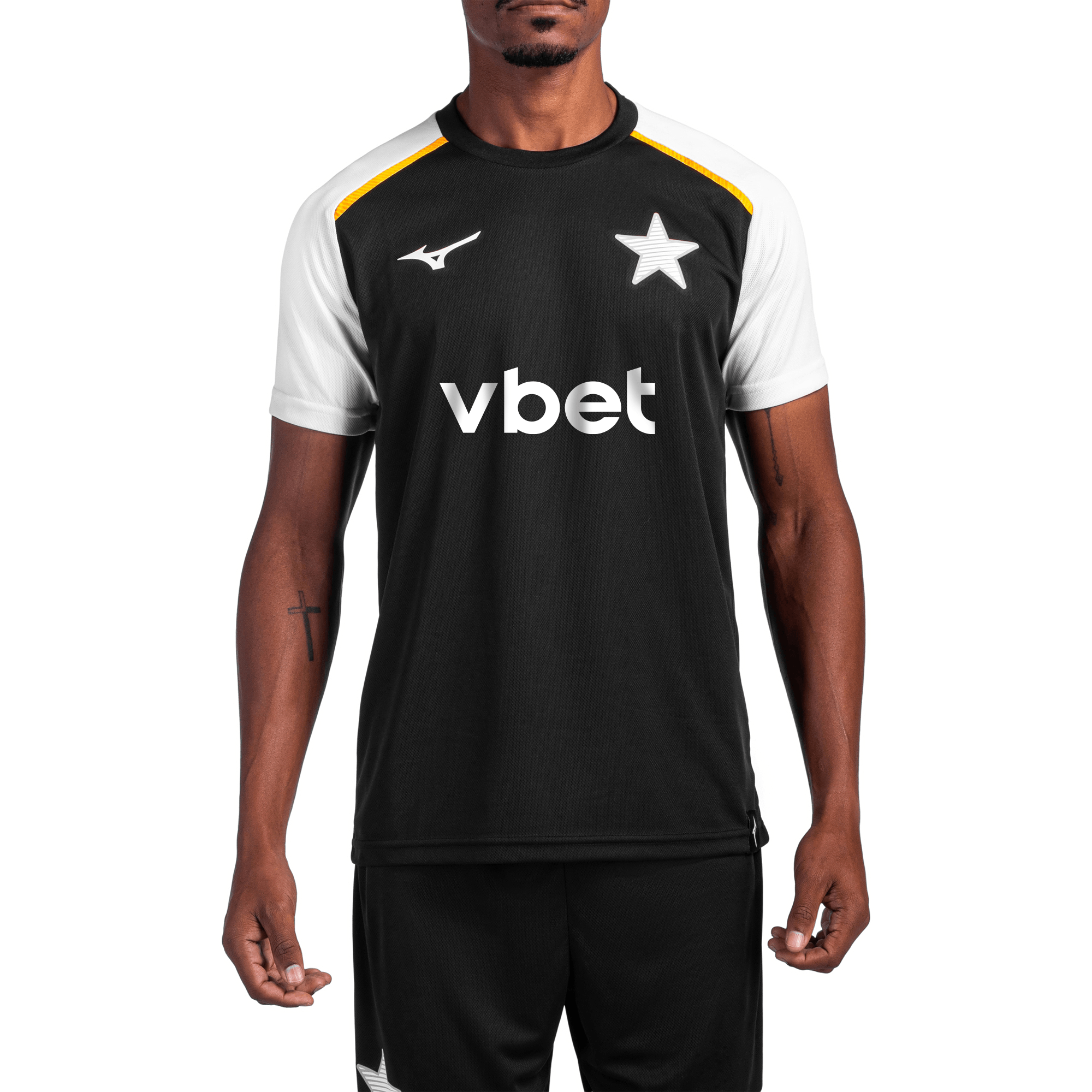 Camisa Treino Mizuno Jogador 26/27 Masculina Preta
