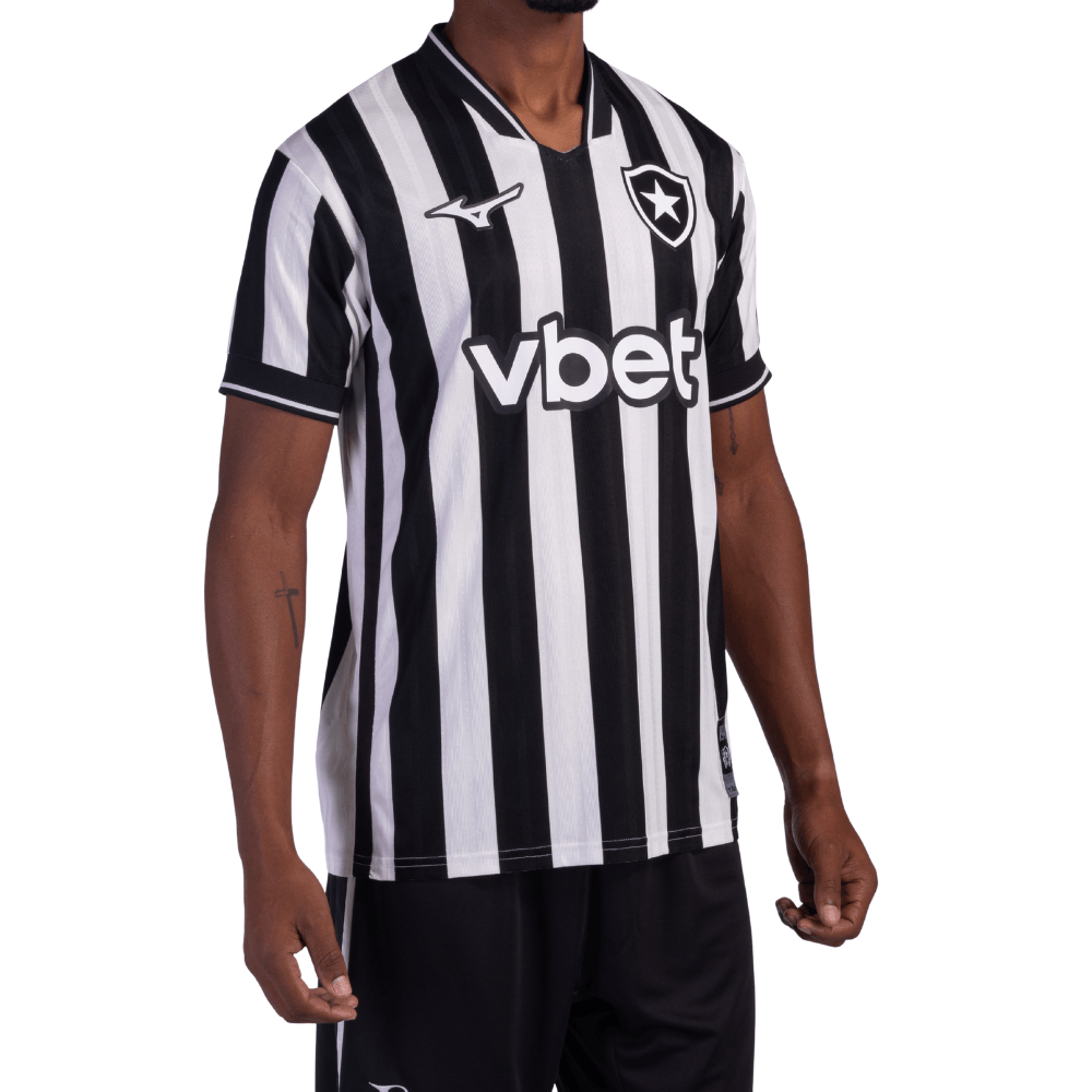 Mizuno Camisa Botafogo Home 26/27 Masculina Listrada