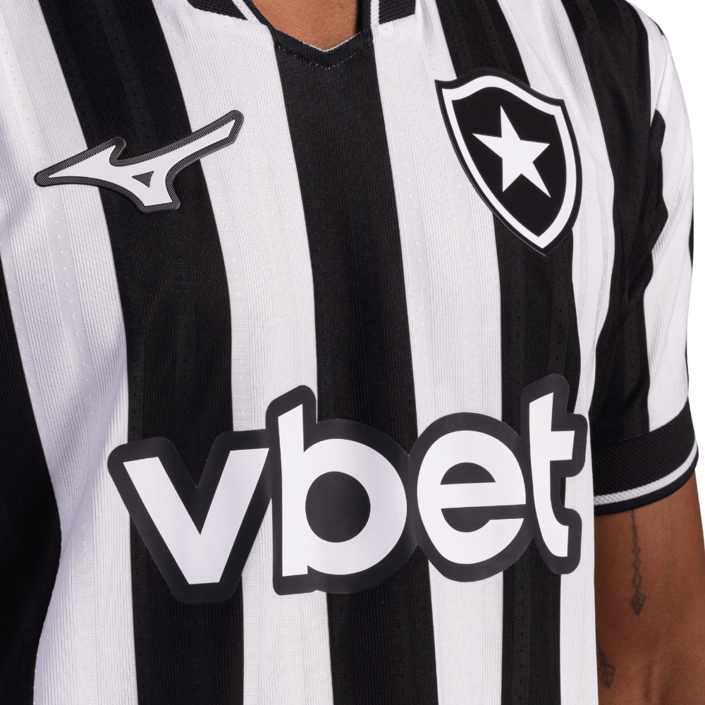 Mizuno Camisa Botafogo Home 26/27 Masculina Listrada