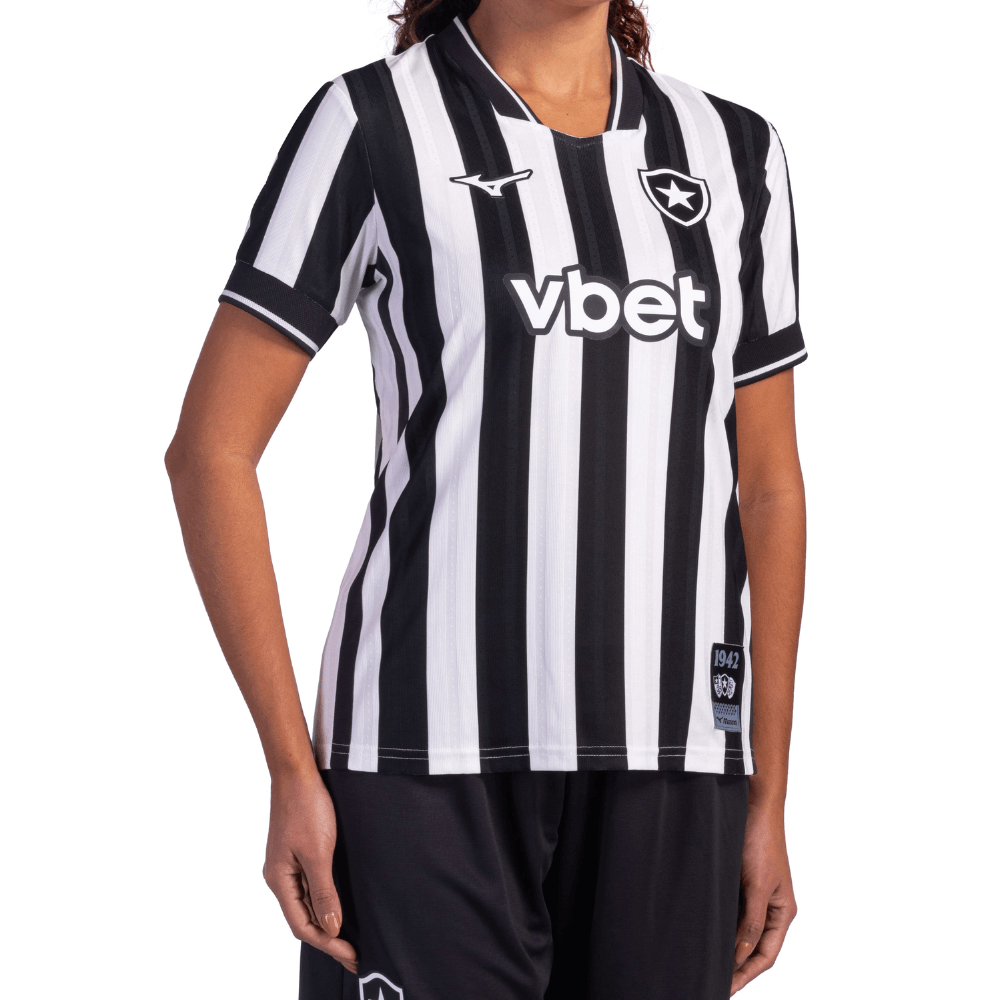 Camisa Botafogo Mizuno Home 26/27 Feminina Listrada