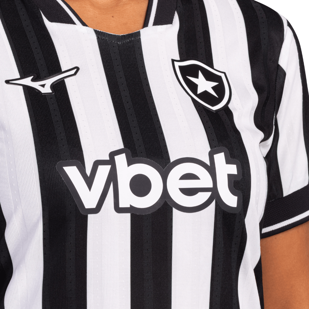 Camisa Botafogo Mizuno Home 26/27 Feminina Listrada
