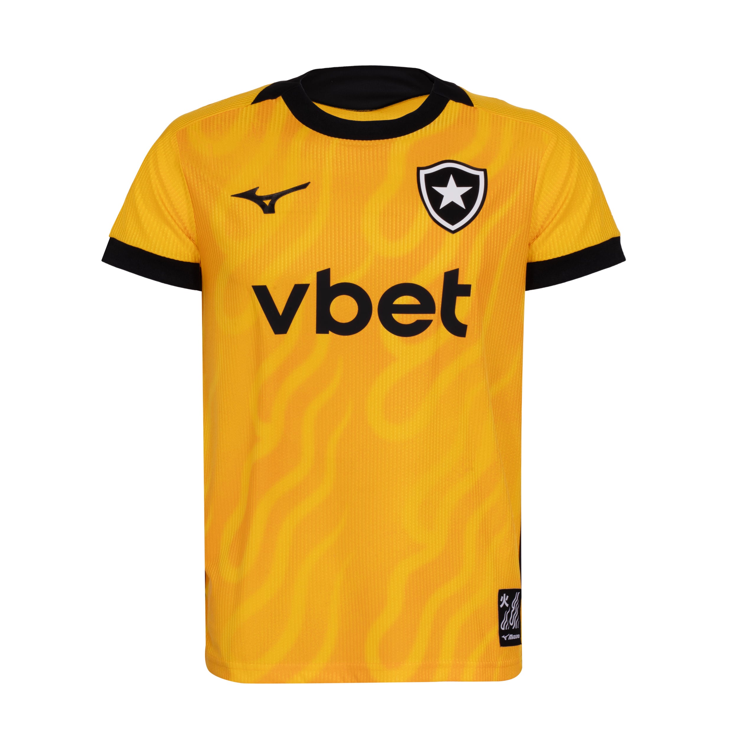 Camisa Mizuno Botafogo Goleiro Home 26/27 Masculina Laranja