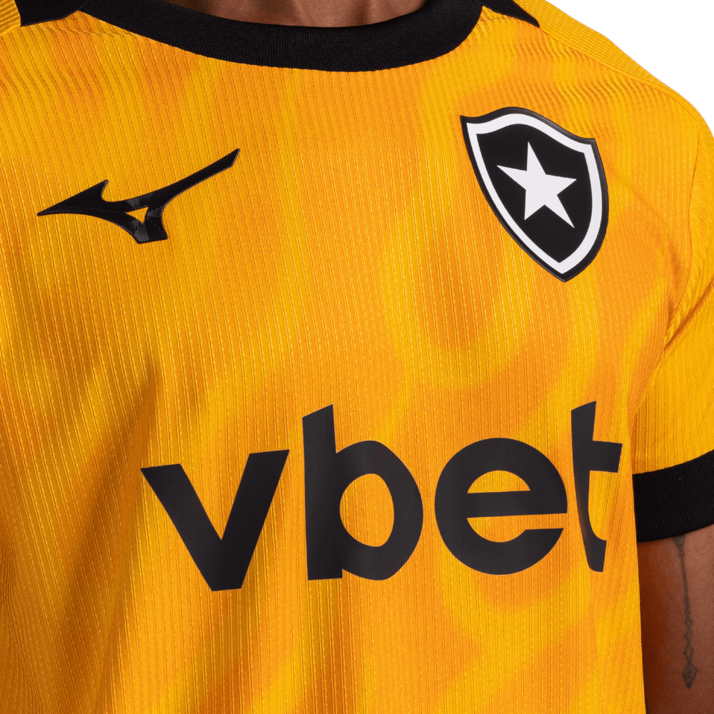 Camisa Mizuno Botafogo Goleiro Home 26/27 Masculina Laranja
