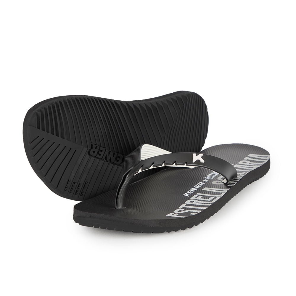 Sandália Kenner Red Preto/Branco