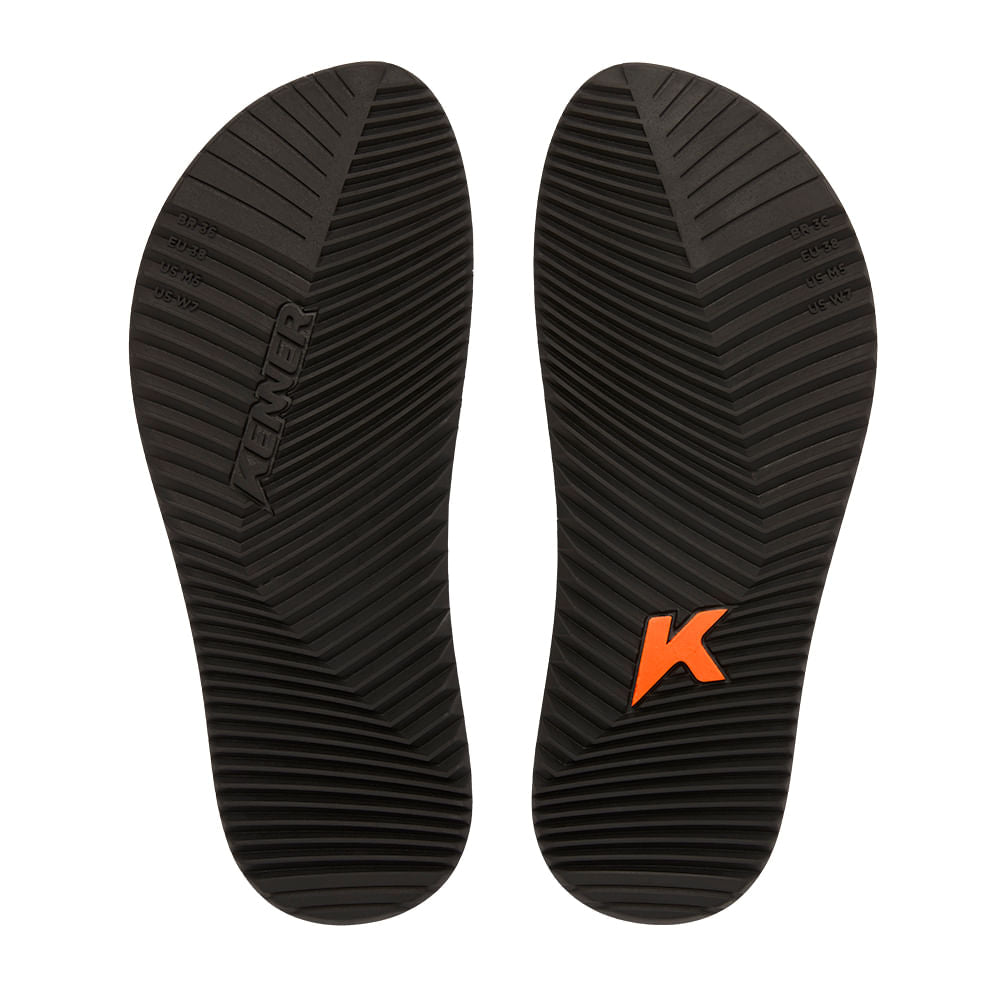 Sandália Kenner Red Preto/Branco