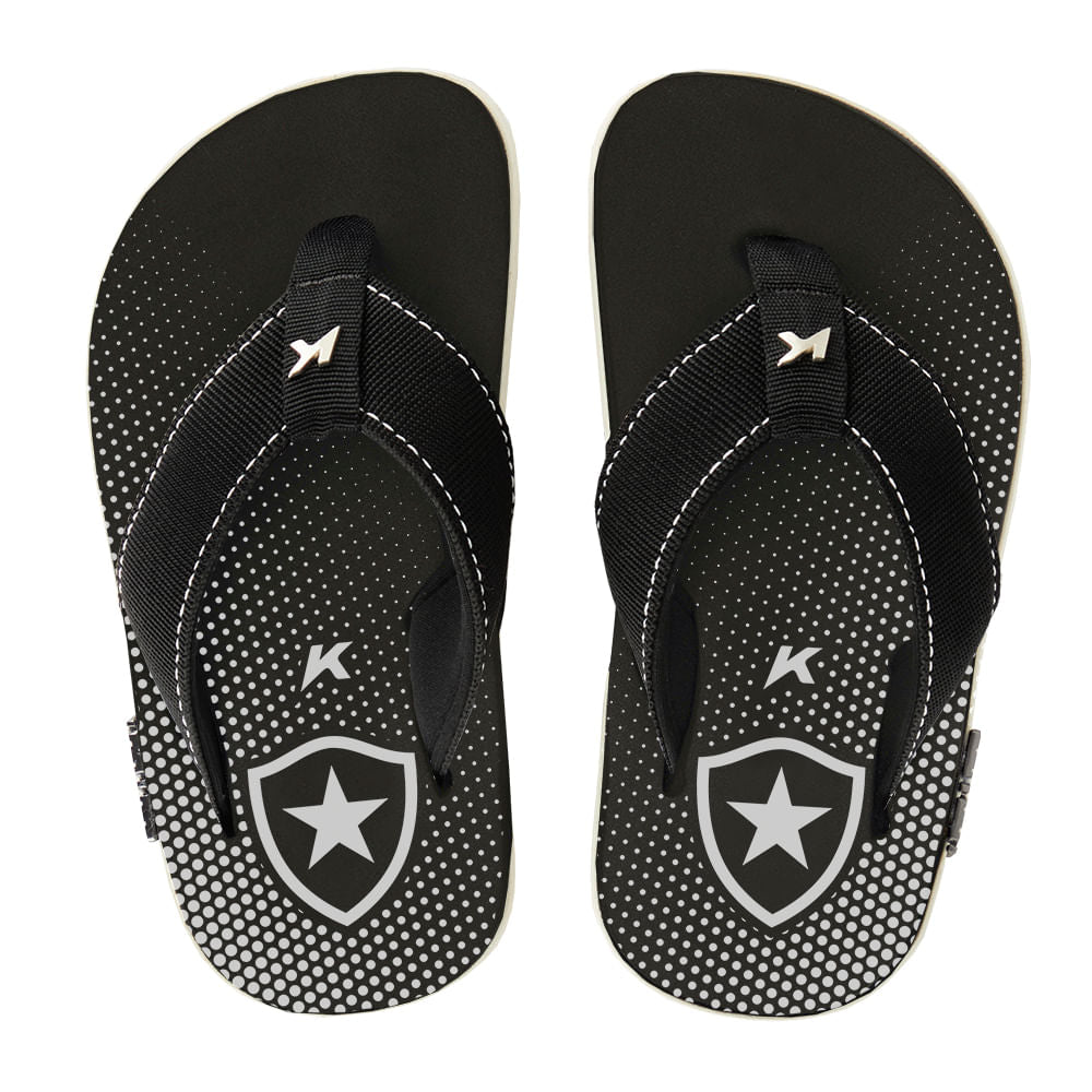 Sandália Kenner Kivah Kids Branco/Preto