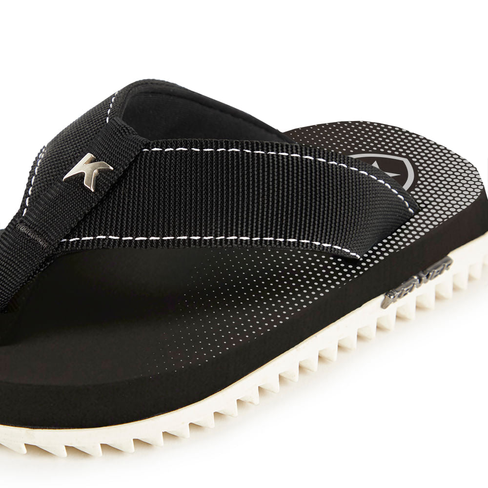 Sandália Kenner Kivah Kids Branco/Preto