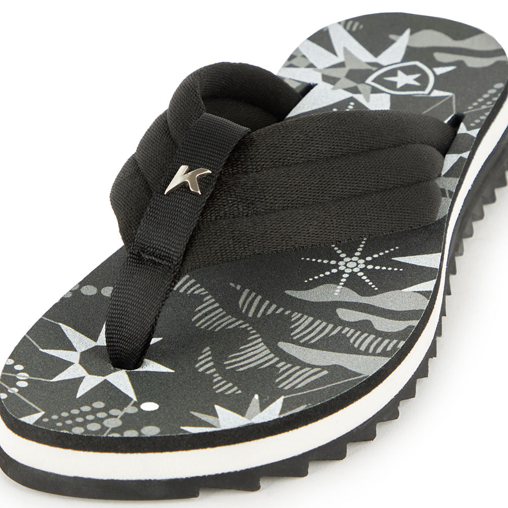 Sandália Kenner Kyra Pro Comfy Preto/Branco