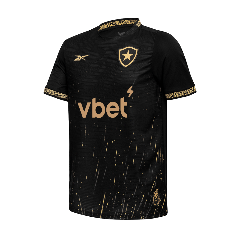 Camisa Botafogo Reebok Away 24/25 Masculina Preta 9152400258
