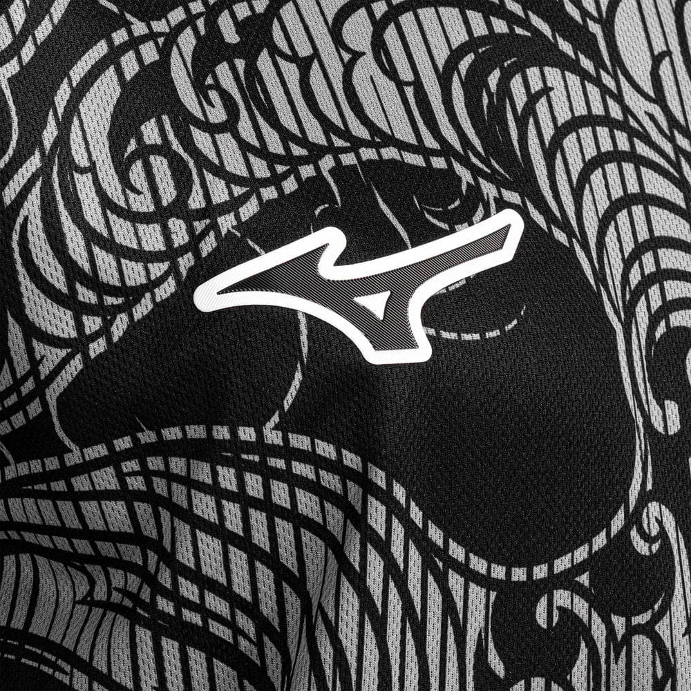 Camisa Prematch Mizuno Masculina 26/27 Preta