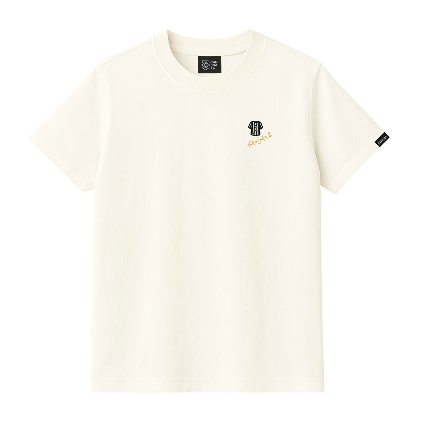 Camiseta Cancha FC Nilton Santos Camisa 6 Off White