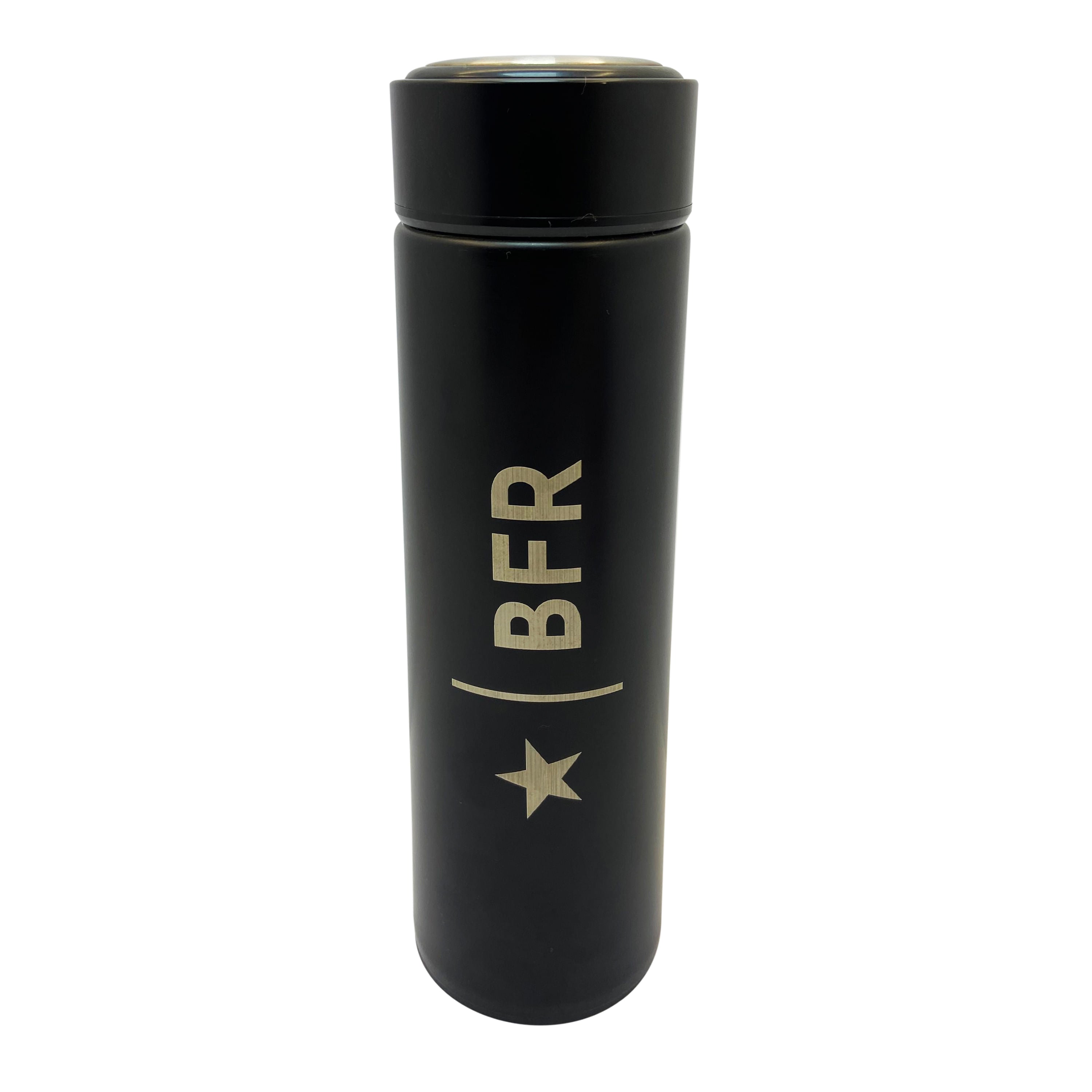 Garrafa Térmica Botafogo 450ml com Infusor Preta 9292300119 Único