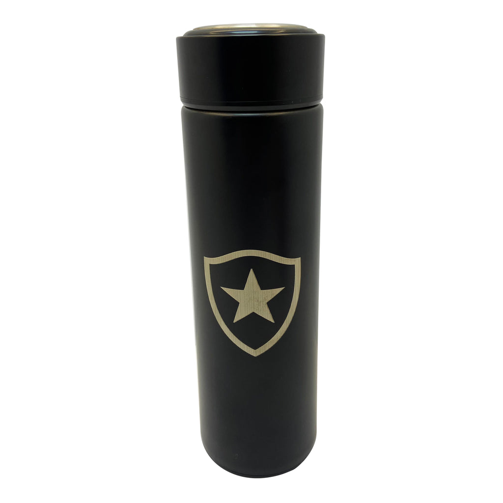 Garrafa Térmica Botafogo 450ml com Infusor Preta 9292300119 Único