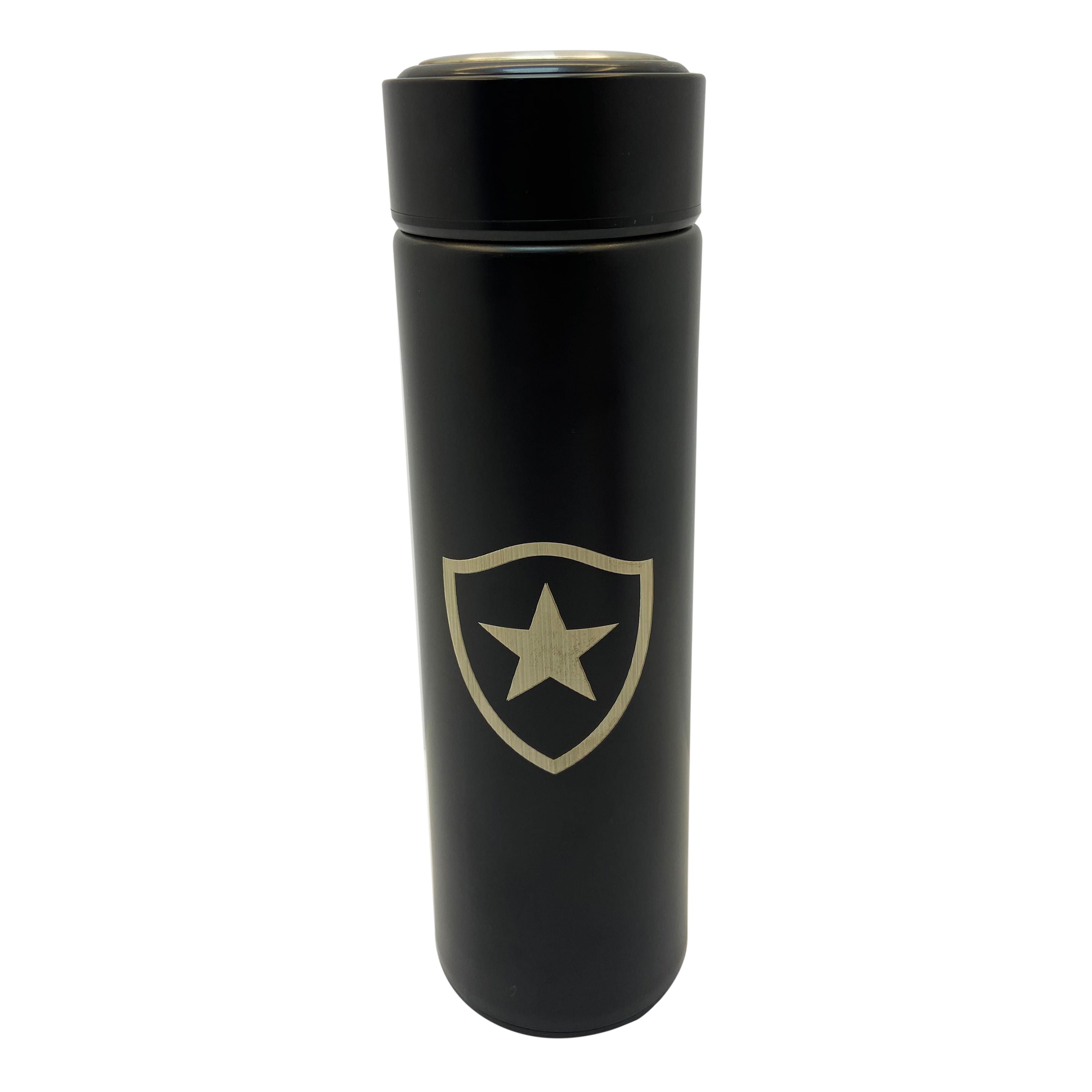 Garrafa Térmica Botafogo 450ml com Infusor Preta 9292300119 Único