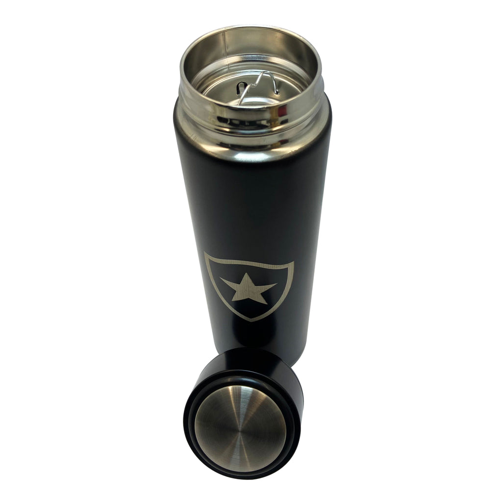 Garrafa Térmica Botafogo 450ml com Infusor Preta 9292300119 Único